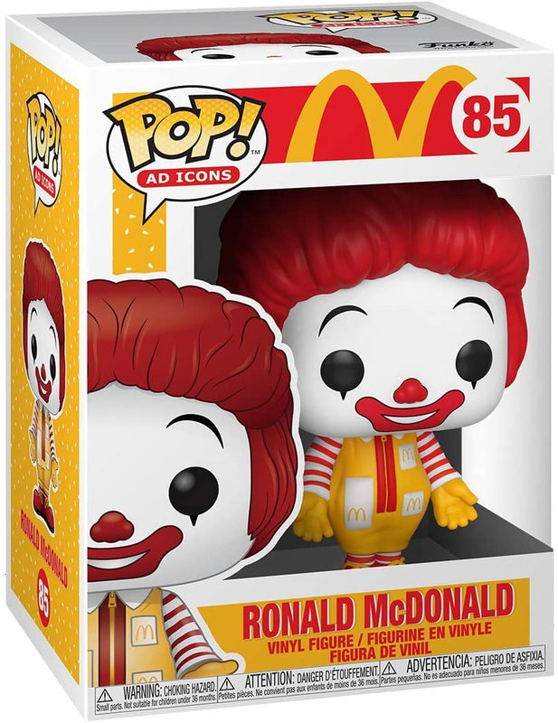 McDonald's #85 - Ronald McDonald - Funko Pop! Ad Icons (Damage Box)*
