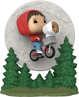 E.T. The Extra-Terrestrial #1259 - Elliot and E.T. Flying (Glow in The Dark) - Funko Pop! Movie Moments *