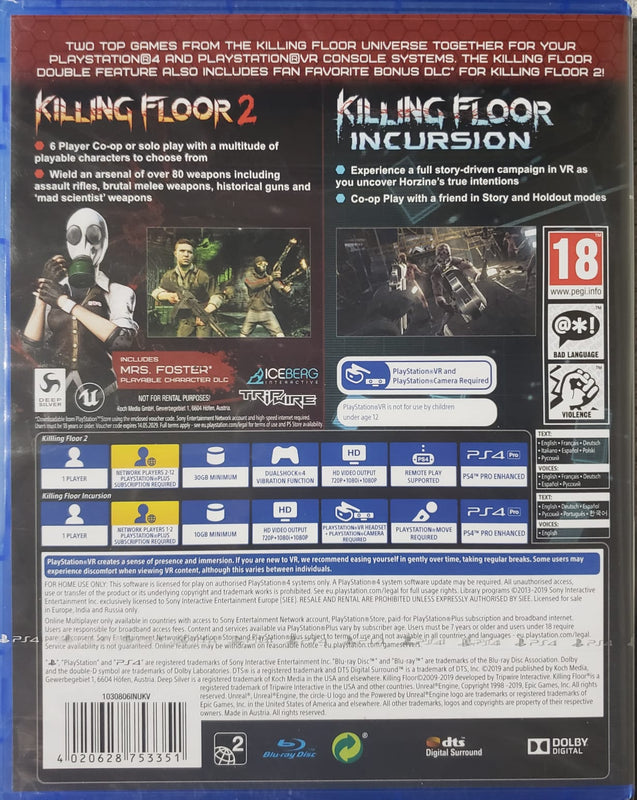 Killing Floor Double Feature (EUR)*