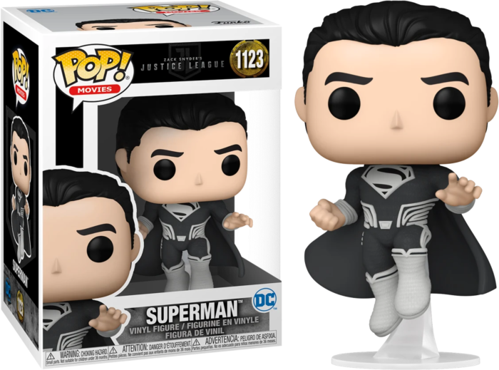 Justice League The Snyder Cut #1123 - Black Suit Superman - Funko Pop! DC*