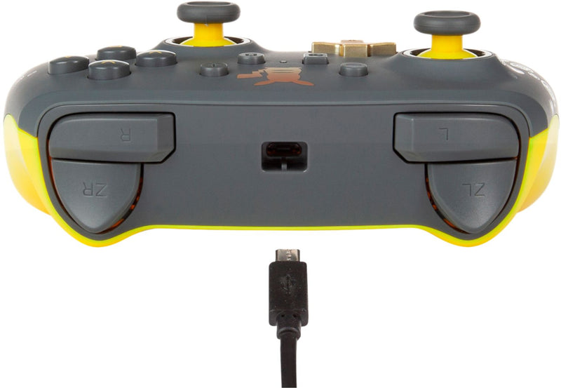 PowerA - Enhanced Wired Controller for Nintendo Switch - Pikachu Grey(Open Box)